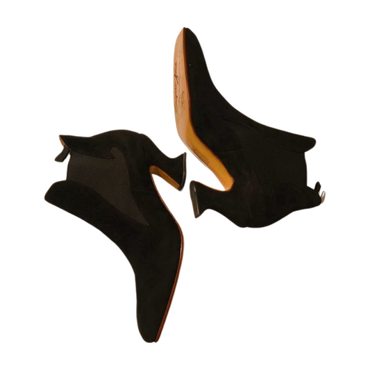 John Fluevog Black Suede Shoes