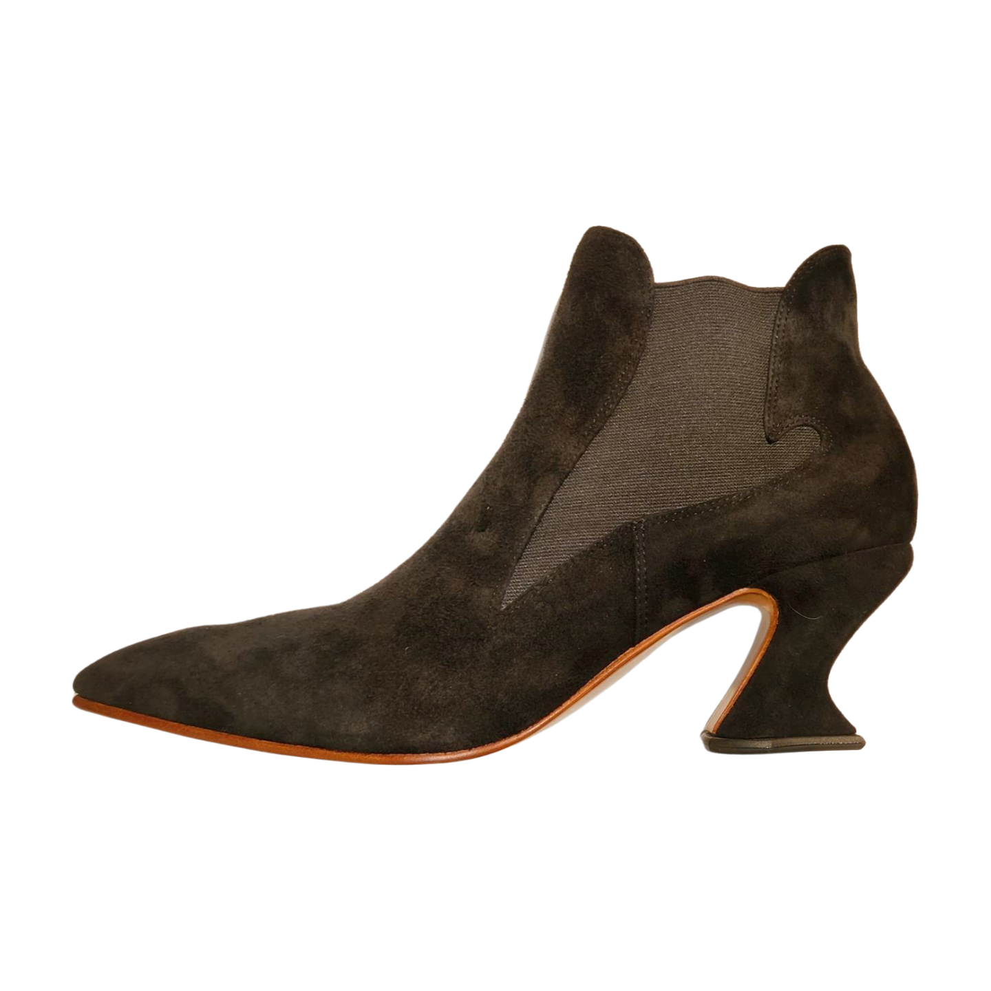 John Fluevog Black Suede Shoes