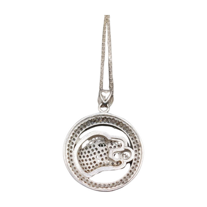 Cubic Zirconia 925 Silver Pendant Necklace
