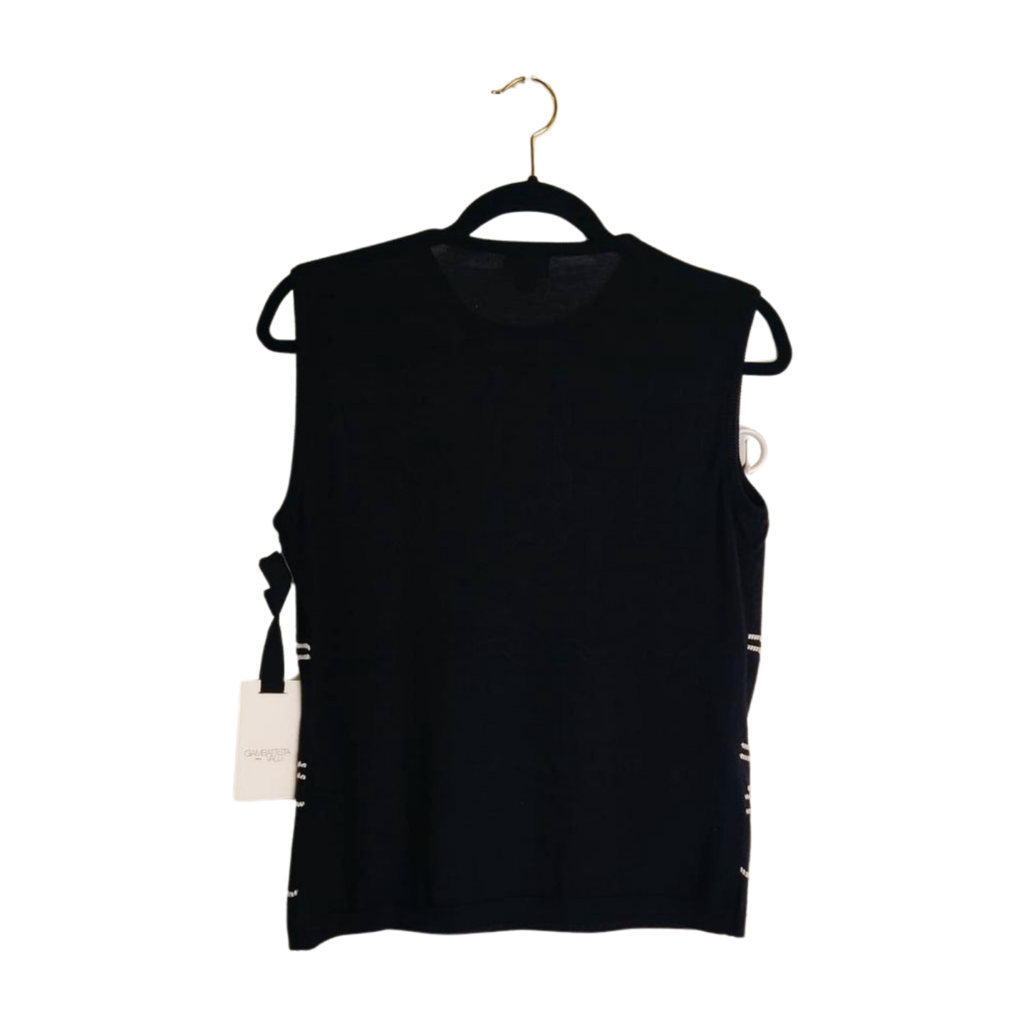 Giambattista Valli Black Embroidered Top