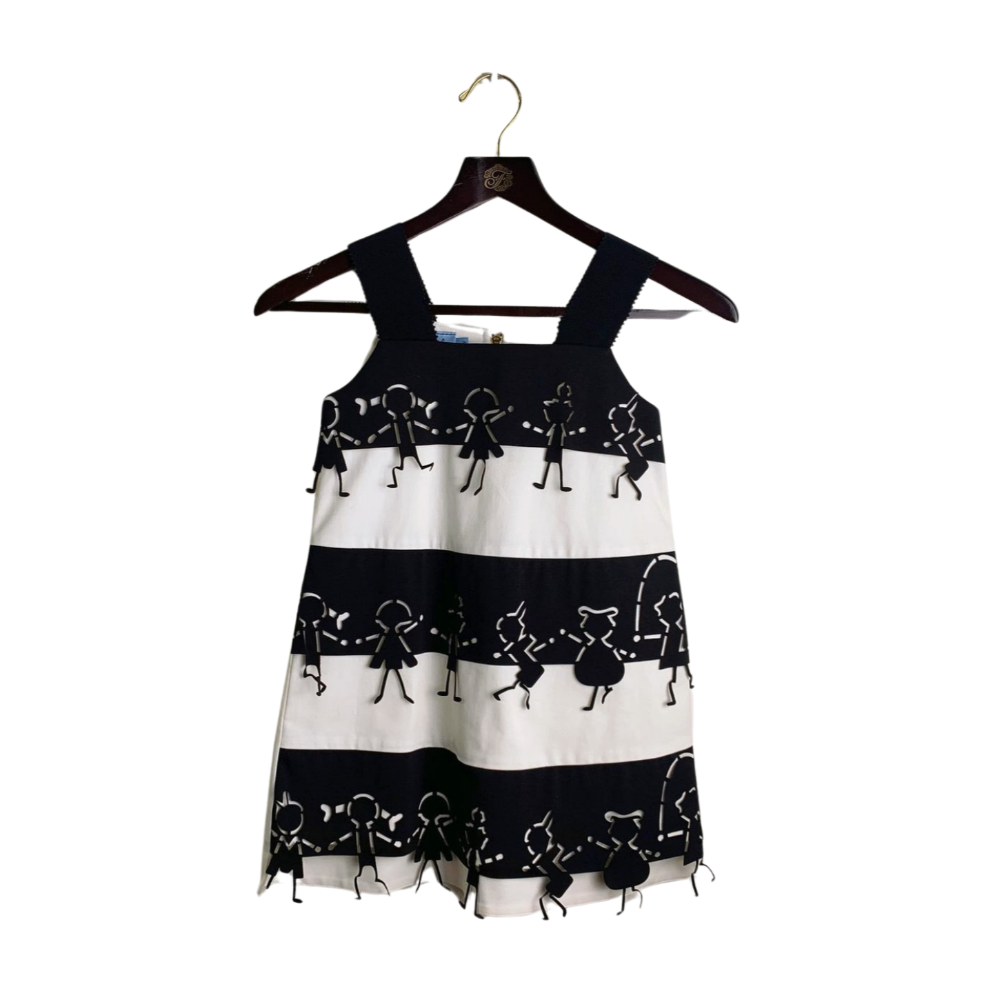 Mi Mi Sol Kids Black & White Dress