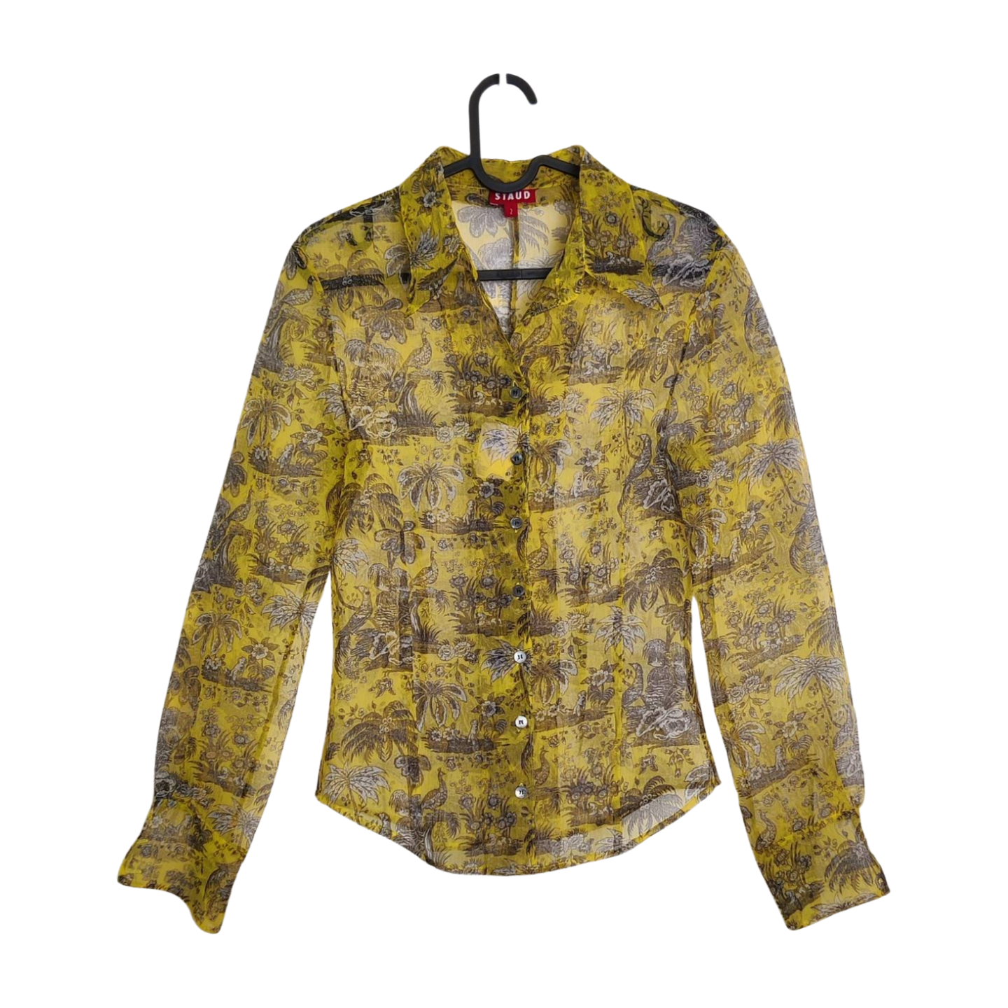 Staud Blouse in Marigold Toile