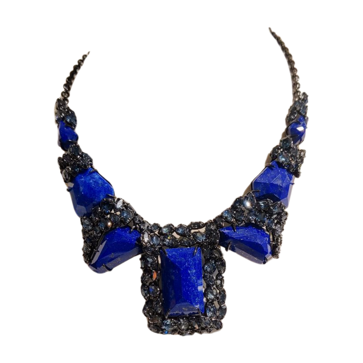 Alexis Bittar Lapis 'Miss Havisham - Pavo' Bib Necklace