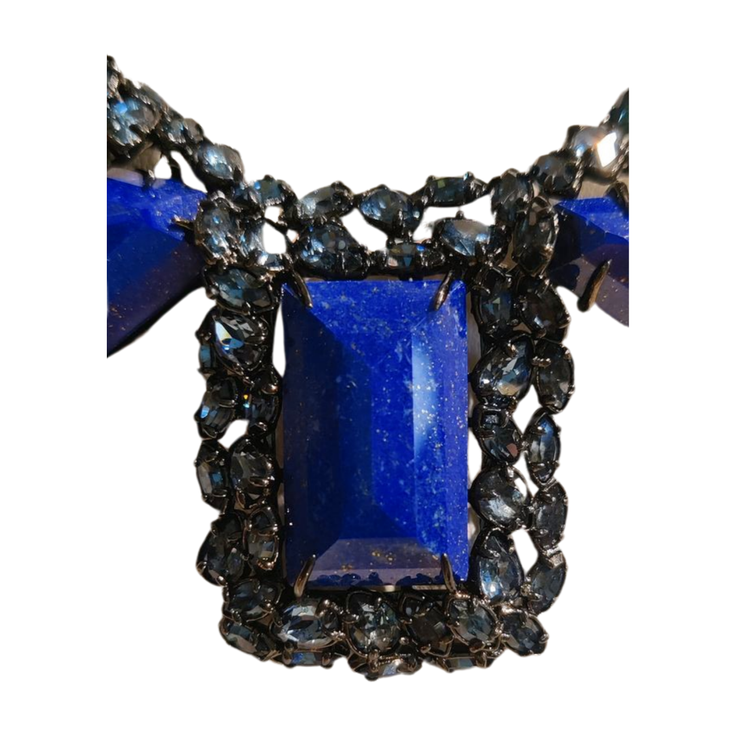 Alexis Bittar Lapis 'Miss Havisham - Pavo' Bib Necklace