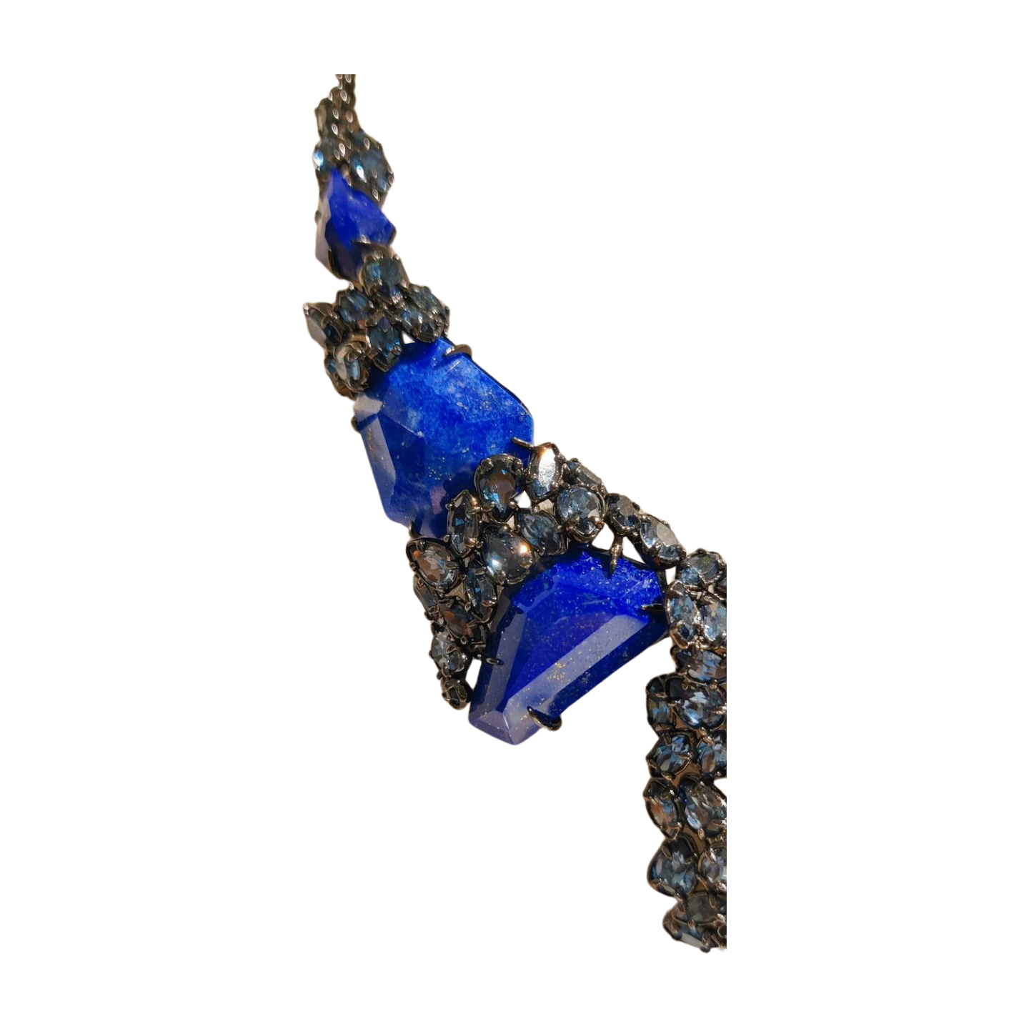 Alexis Bittar Lapis 'Miss Havisham - Pavo' Bib Necklace