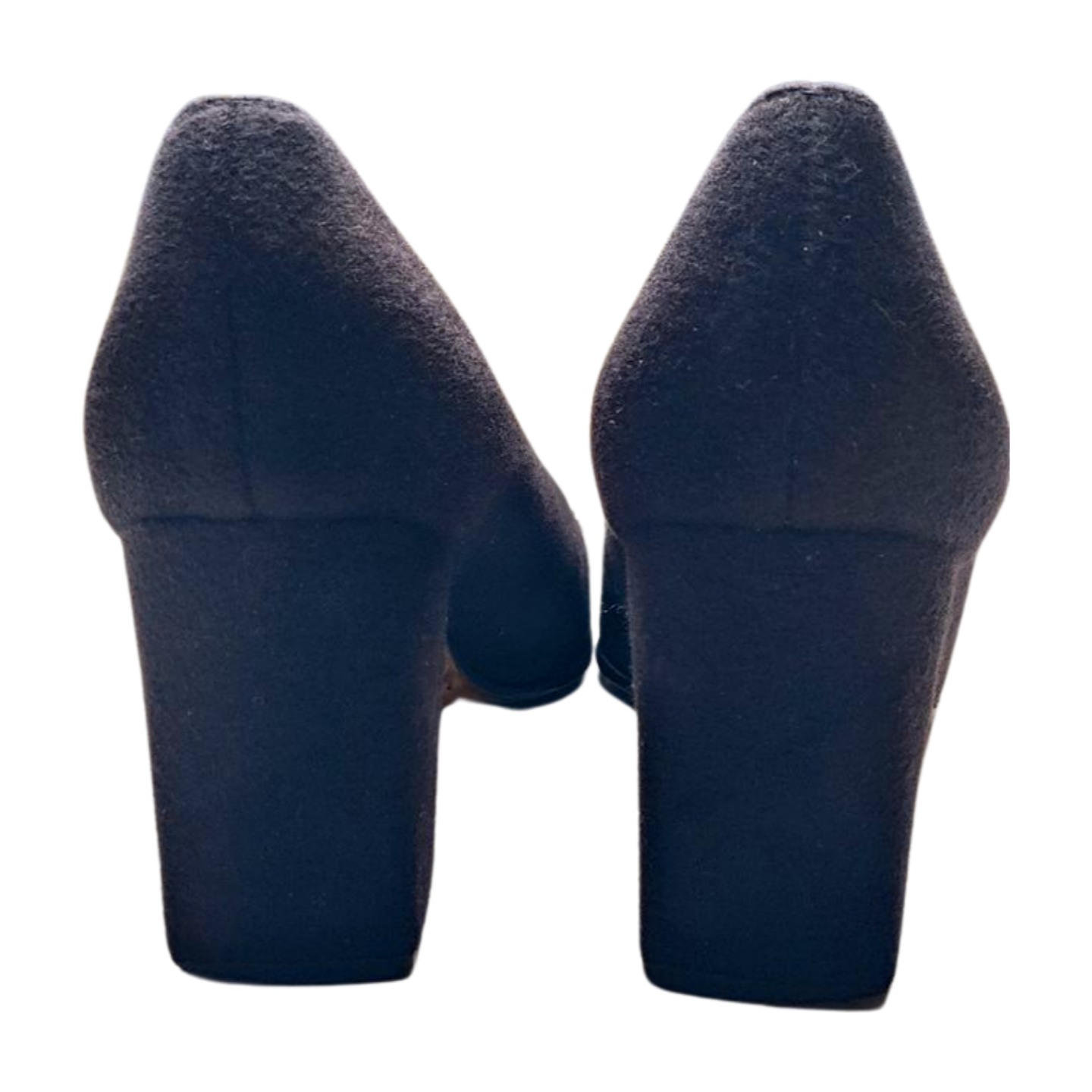Salvatore Ferragamo Horsebit Accent Suede Heels