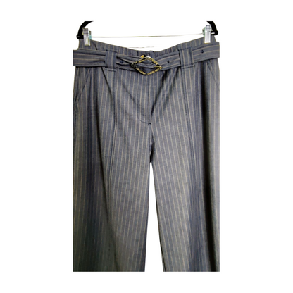 GANNI Pinstripe Grey Pants