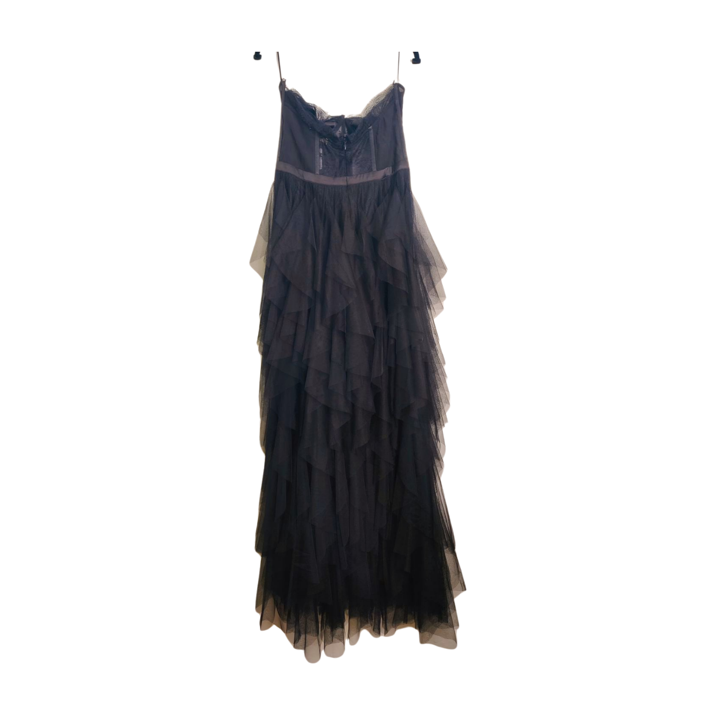 Klesis Tulle Black Off-shoulder Dress