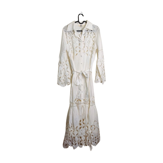 Mochy White Cutout Dress