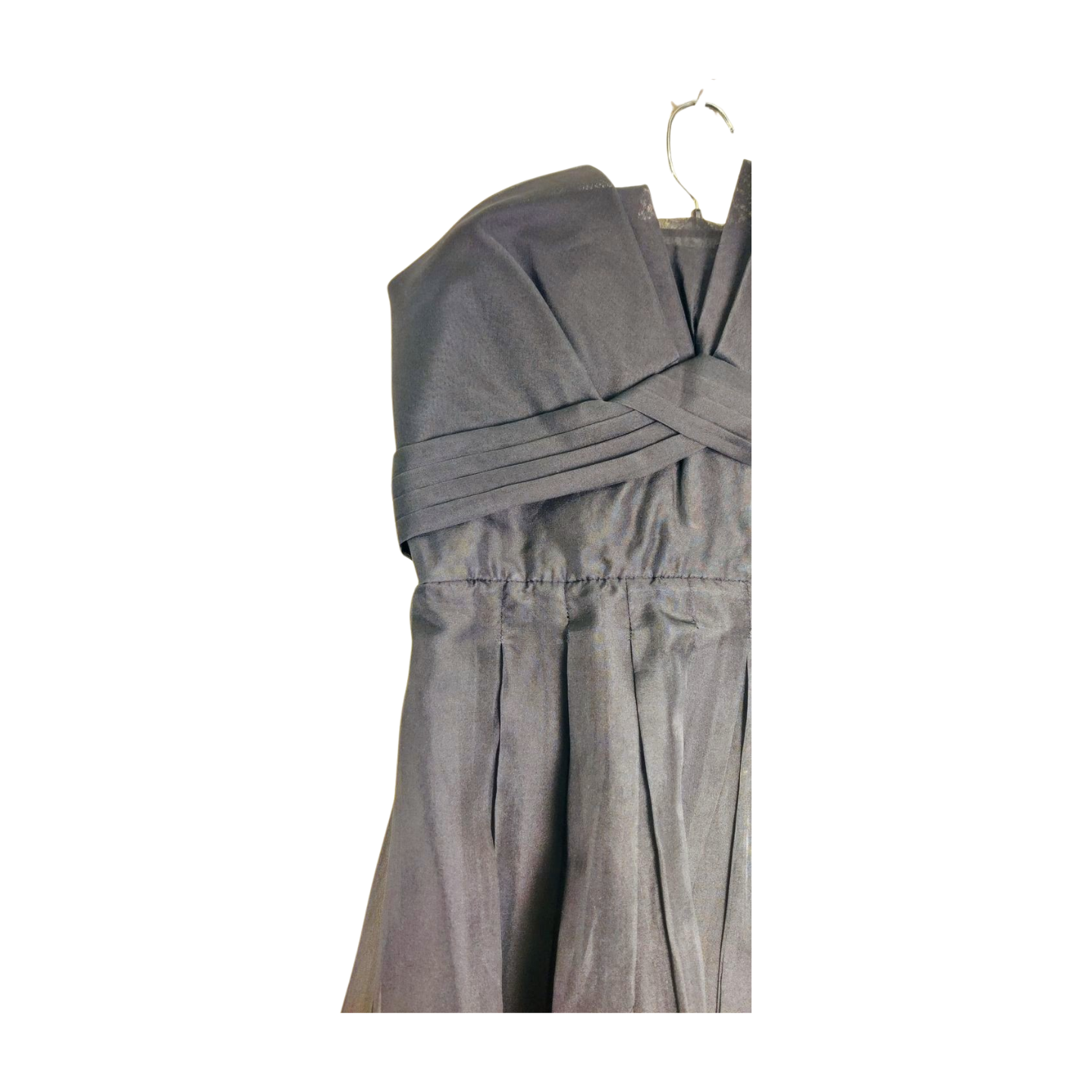 Rubber Ducky Productions Silk Off Shoulder Dress