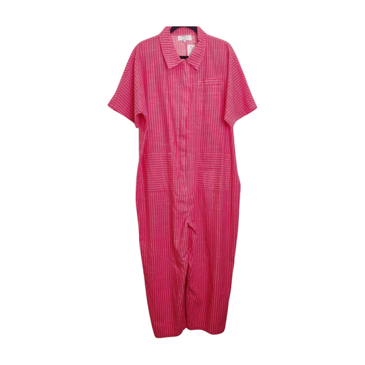 Red Sky Striped Jumpsuit