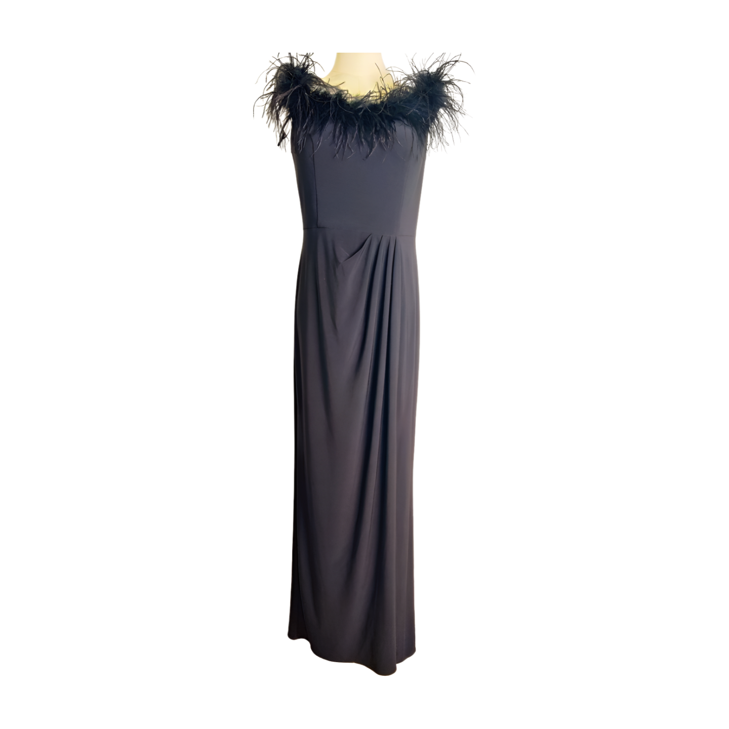 Alex Evenings Feather Dress