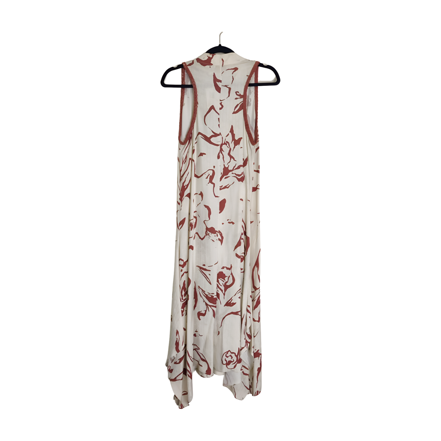 Agnona Abstract-Print Sleeveless Midi Dress