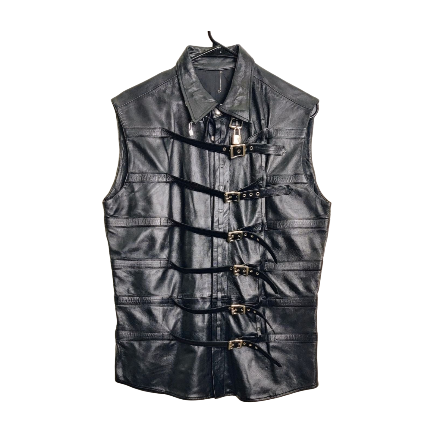 GIANNI Versace Leather Vest – The Dressing Room - Main Image