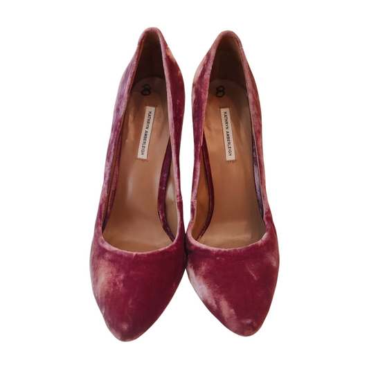 Kathryn Amberleigh Velvet Pumps