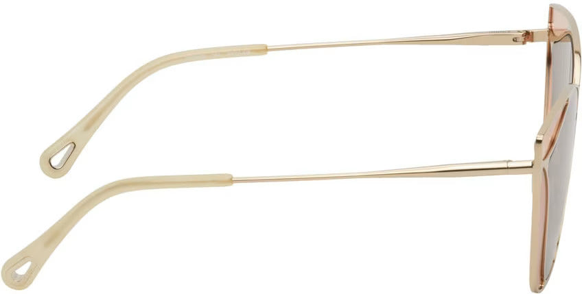 Chloe Gold Gemma Sunglasses