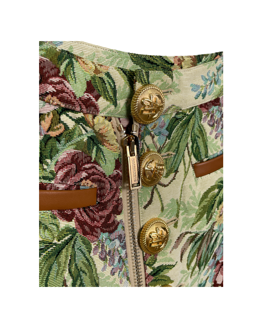 DSquared2 Tapestry Mini Skirt