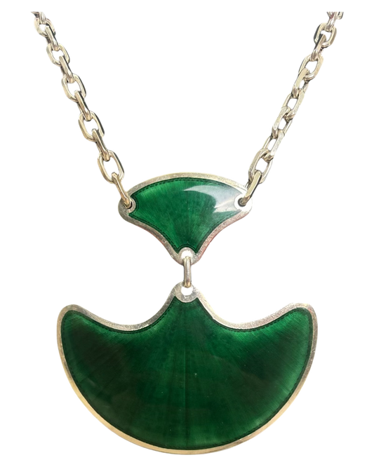 Vintage Green Gucci Necklace