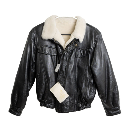 Gianfranco Bogino Leather Sherling Jacket