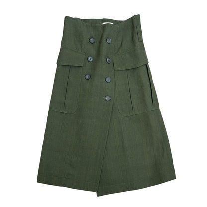 Celine Green Skirt