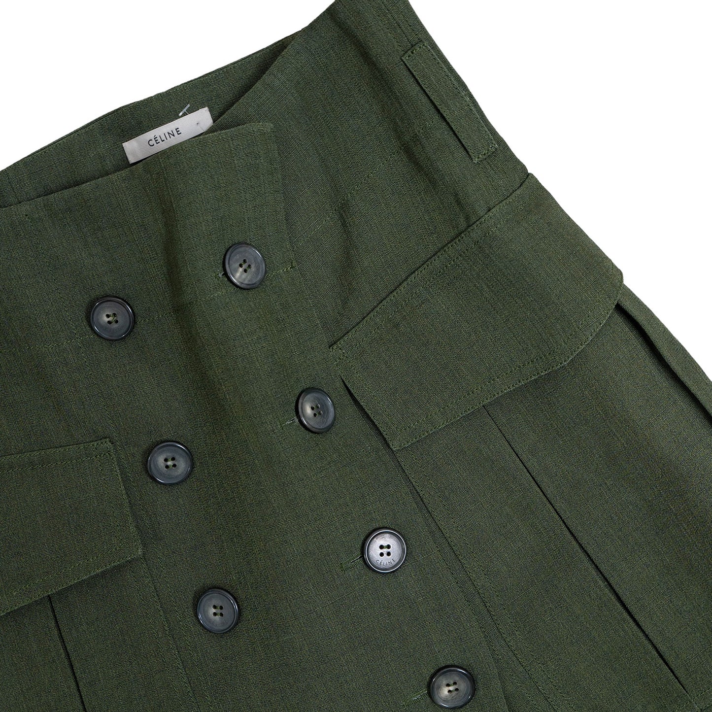 Celine Green Skirt