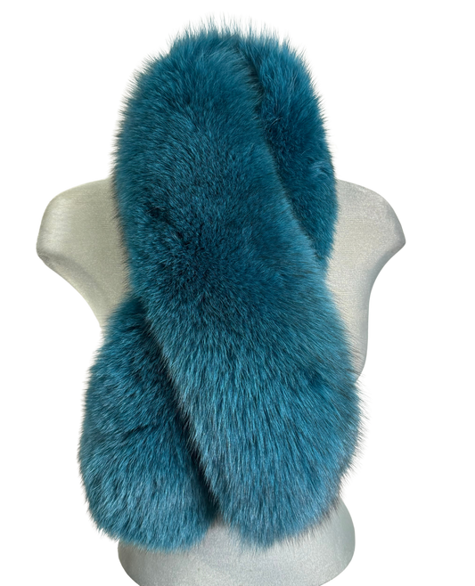 Karl Lagerfeld Fox Fur Scarf