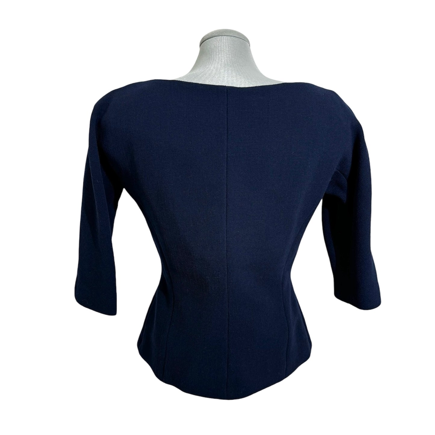 SW Carlson Vintage Navy Blouse