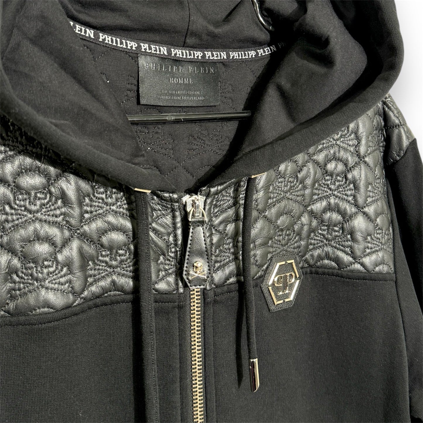 Philipp Plein Black Skull Hoodie