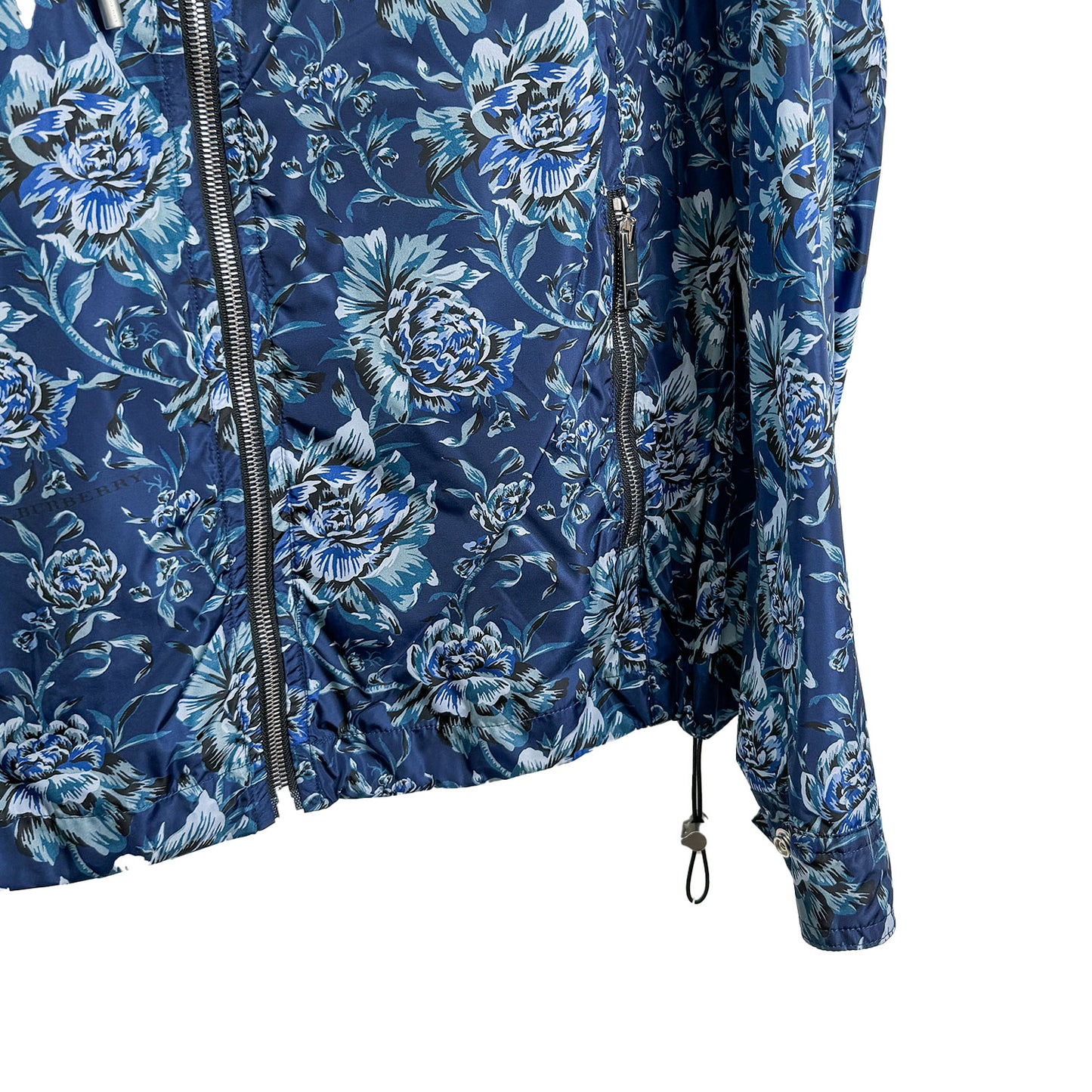 Burberry Blue Floral Rain Jacket - 52