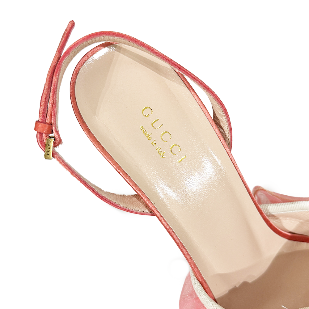 Gucci Pink Ballerina Floof Heels