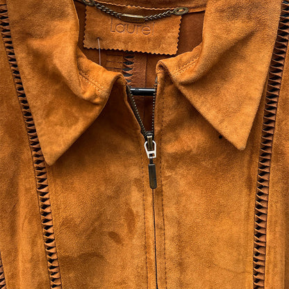 Laurel Brown Suede Jacket