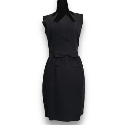 Moschino Couture Black Bow Cutout Dress