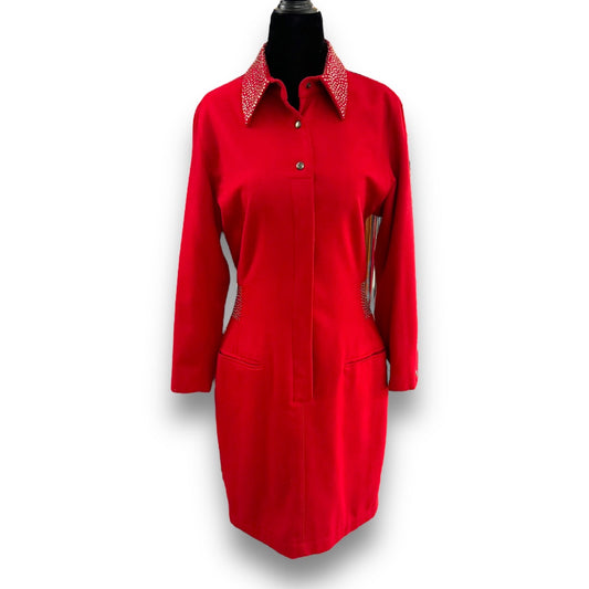 Red Claude Montana Dress