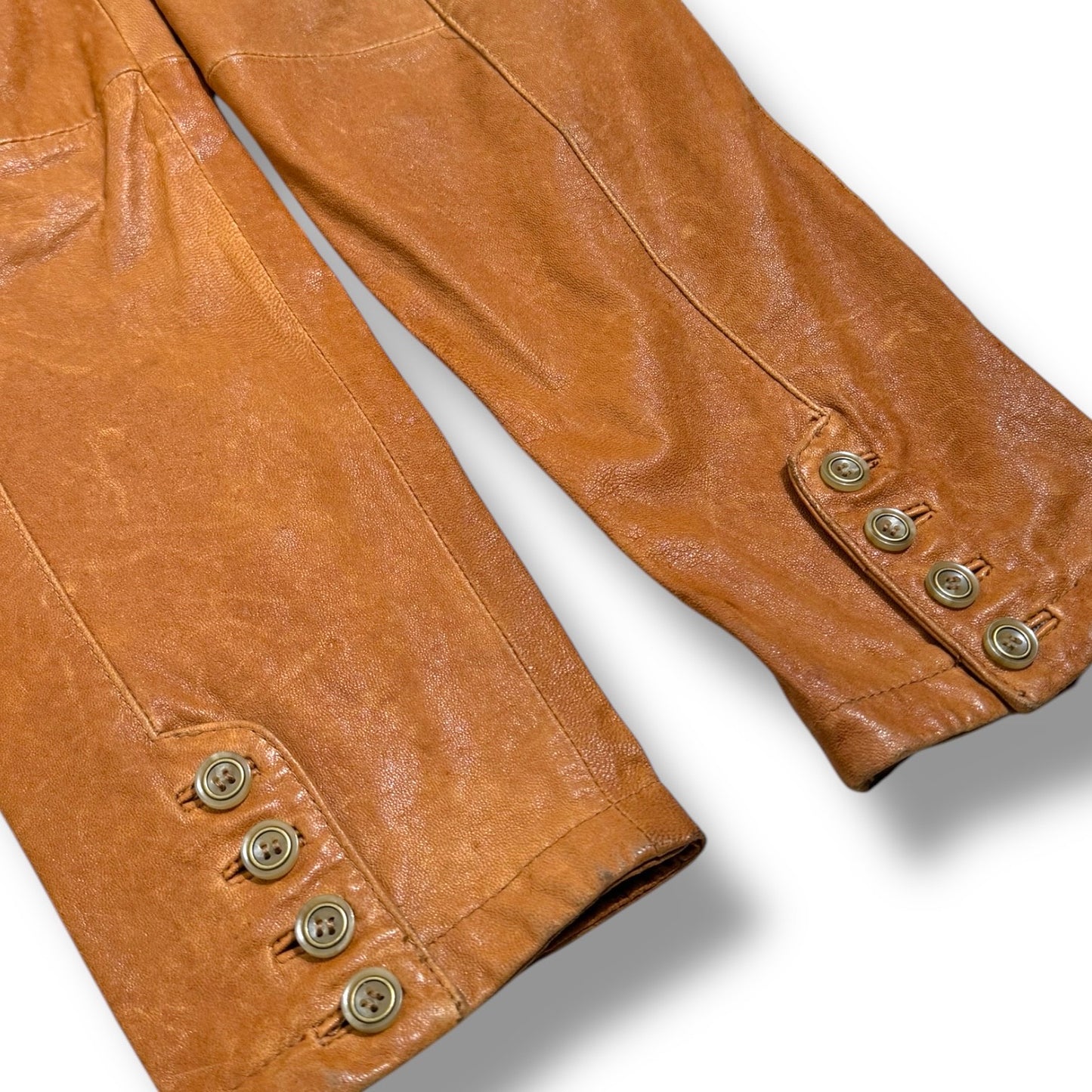 Rachel Zoe Brown Leather Pants