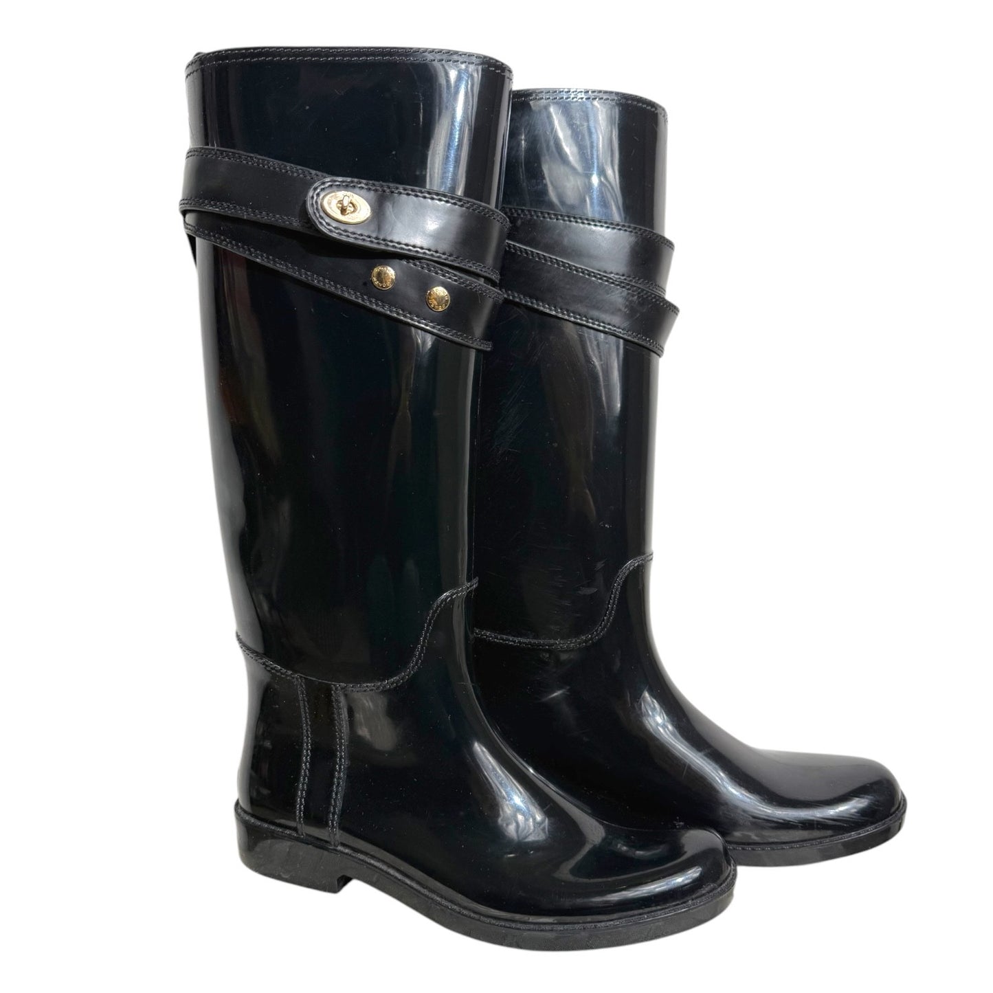 COACH Talia Rubber Rain Boots