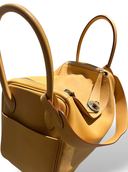 Hermes Yellow Lindy Bag
