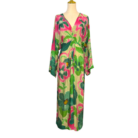 Smythe Ochre Landscape dress