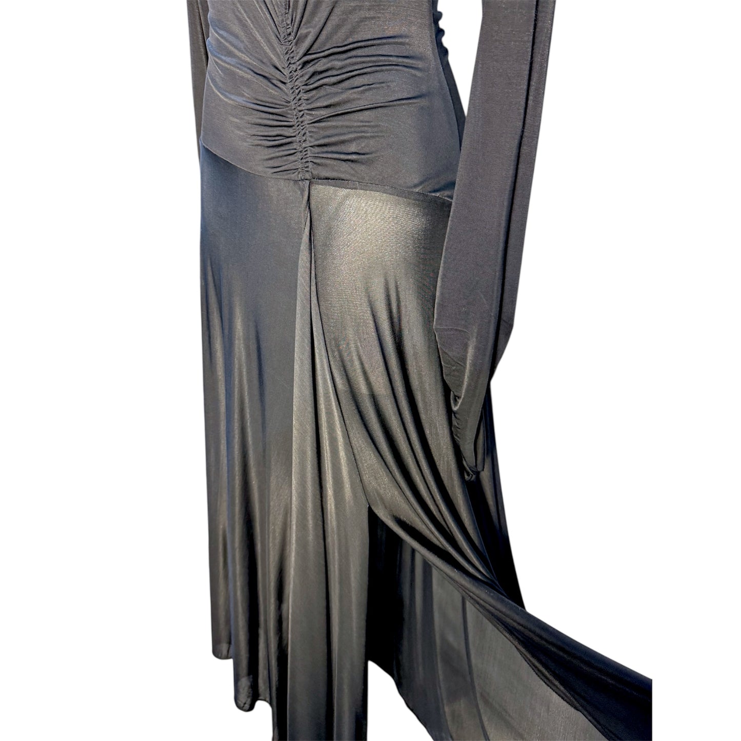ACNE Studios Gathered Asymmetric Maxi Dress