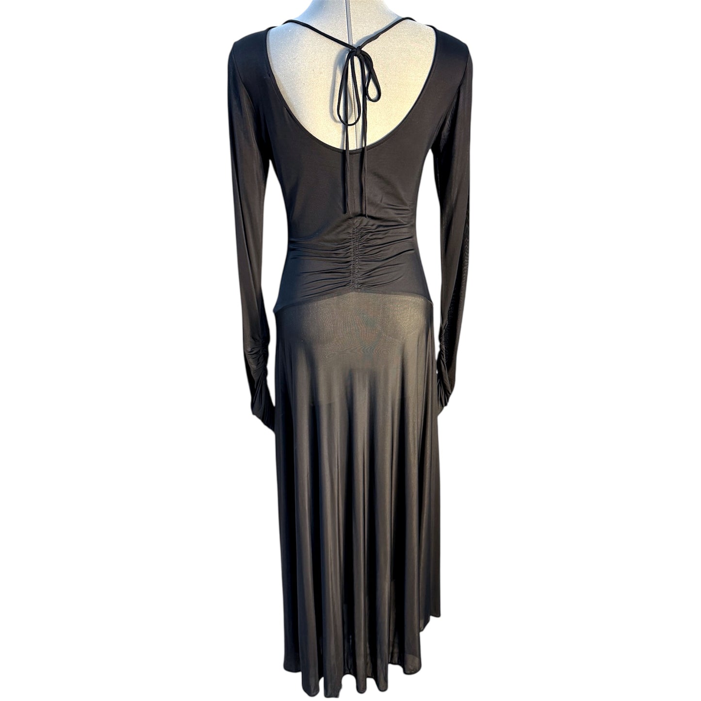 ACNE Studios Gathered Asymmetric Maxi Dress