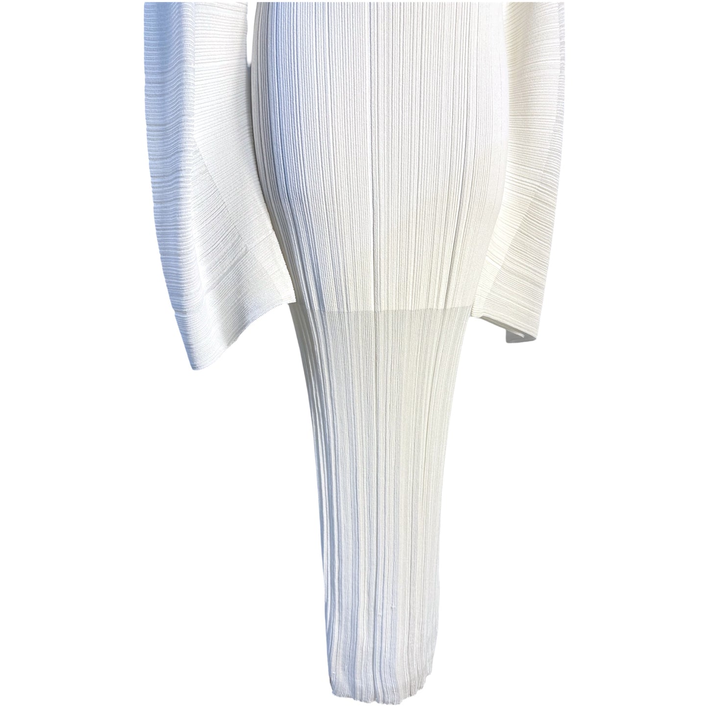 STELLA MCCARTNEY Plisse Long-Sleeve Maxi Dress