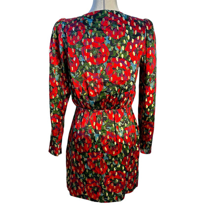 The Kooples Paris Giant Poppy Mini Dress