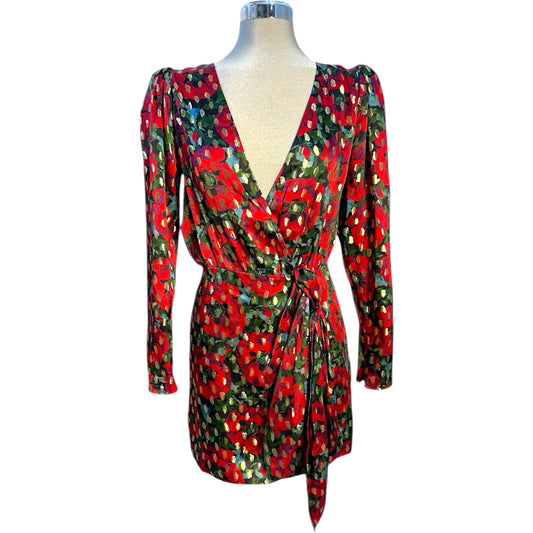 The Kooples Paris Giant Poppy Mini Dress