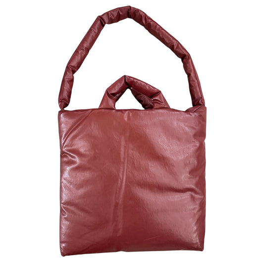 KASSL Editions Puffer Bag in Bordeaux Red
