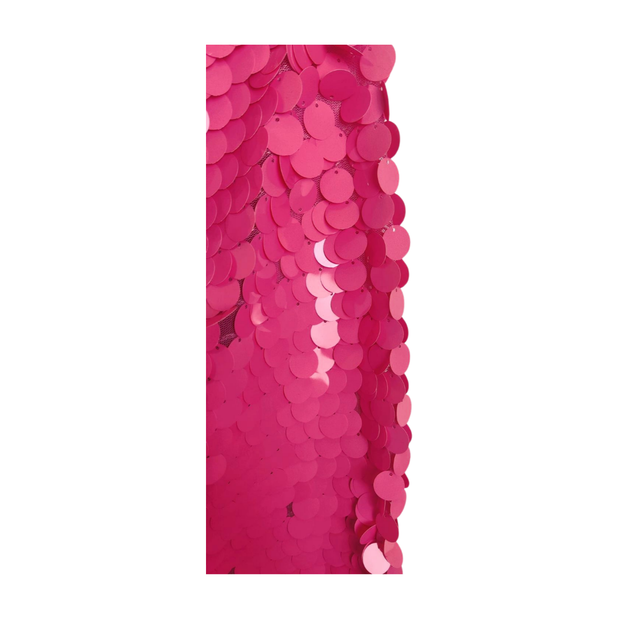 PLAN C Pink Sequined Midi Skirt