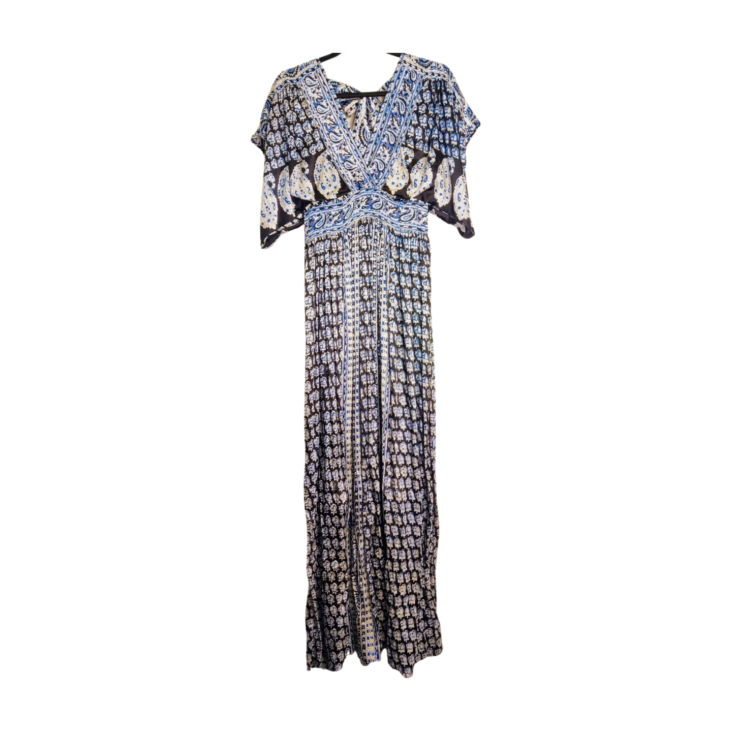 Calypso Printed Satin Maxi Dress