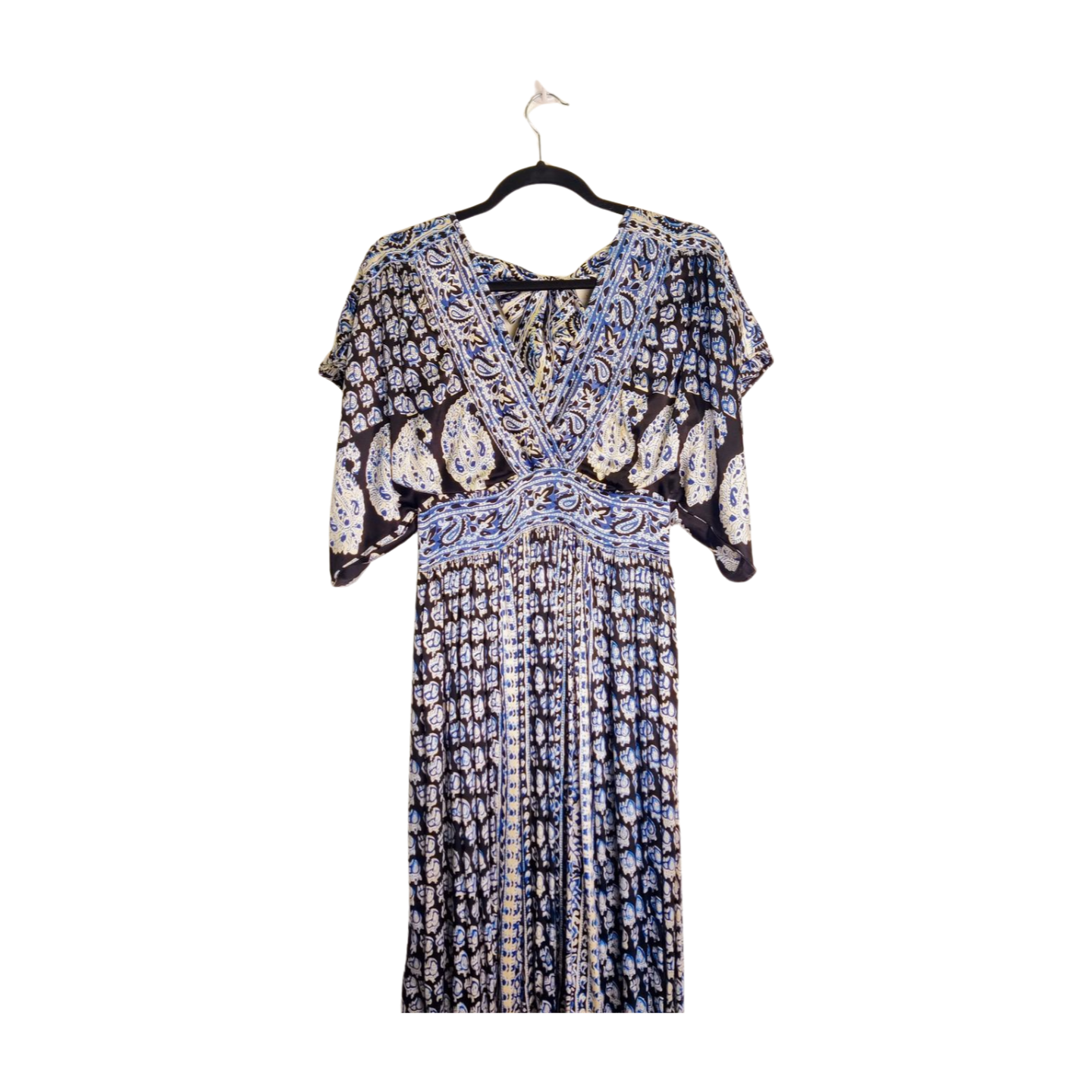 Calypso Printed Satin Maxi Dress