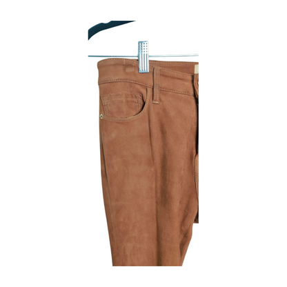 Frame Denim Suede Brown Pants