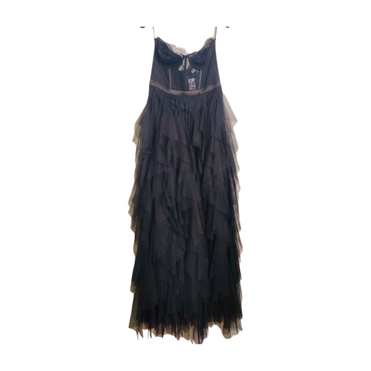 Klesis Tulle Black Off-shoulder Dress