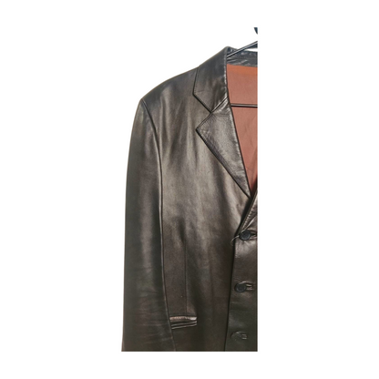 Jean Claude Jitrois Leather Blazer