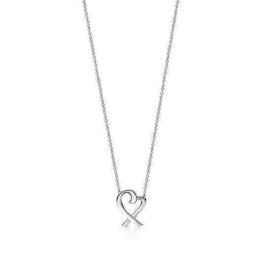 Tiffany's Paloma Picasso Loving Heart Pendant in Sterling Silver